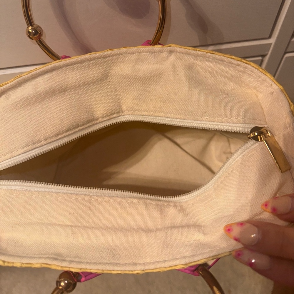 Mini Straw Tote - Picture 2 of 2